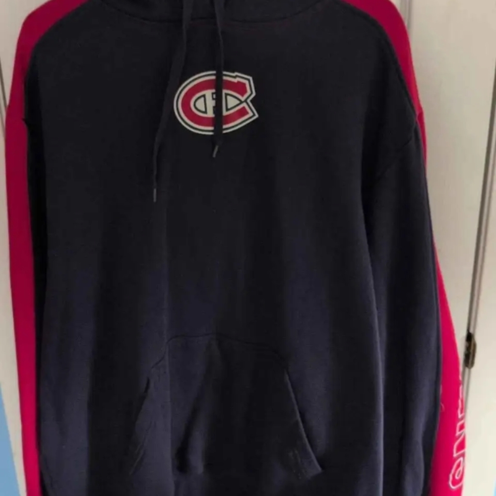 New Mens XL Reebok Montreal Canadians Hoodie